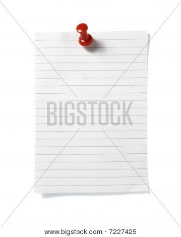 Poznámka: papír připomenutí Office Business