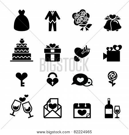 Wedding Icon Set