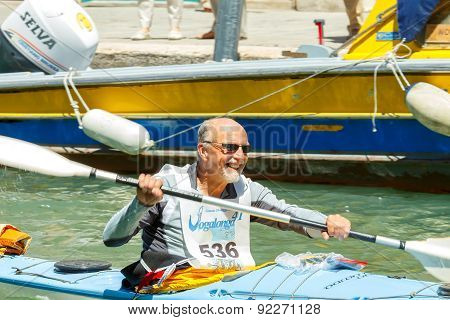 Italy. Venice. Vogalonga Regatta.