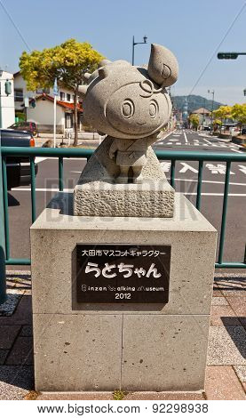 Rato-chan Statue In Oda, Japan