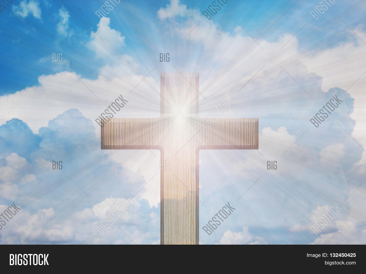 God Crosslight Light God, Light Cross Image & Photo (Free Trial) | Bigstock