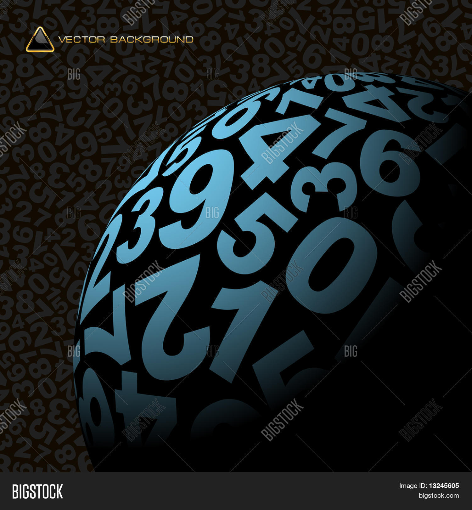 Globe Number Mix. Vector & Photo (Free Trial) Bigstock