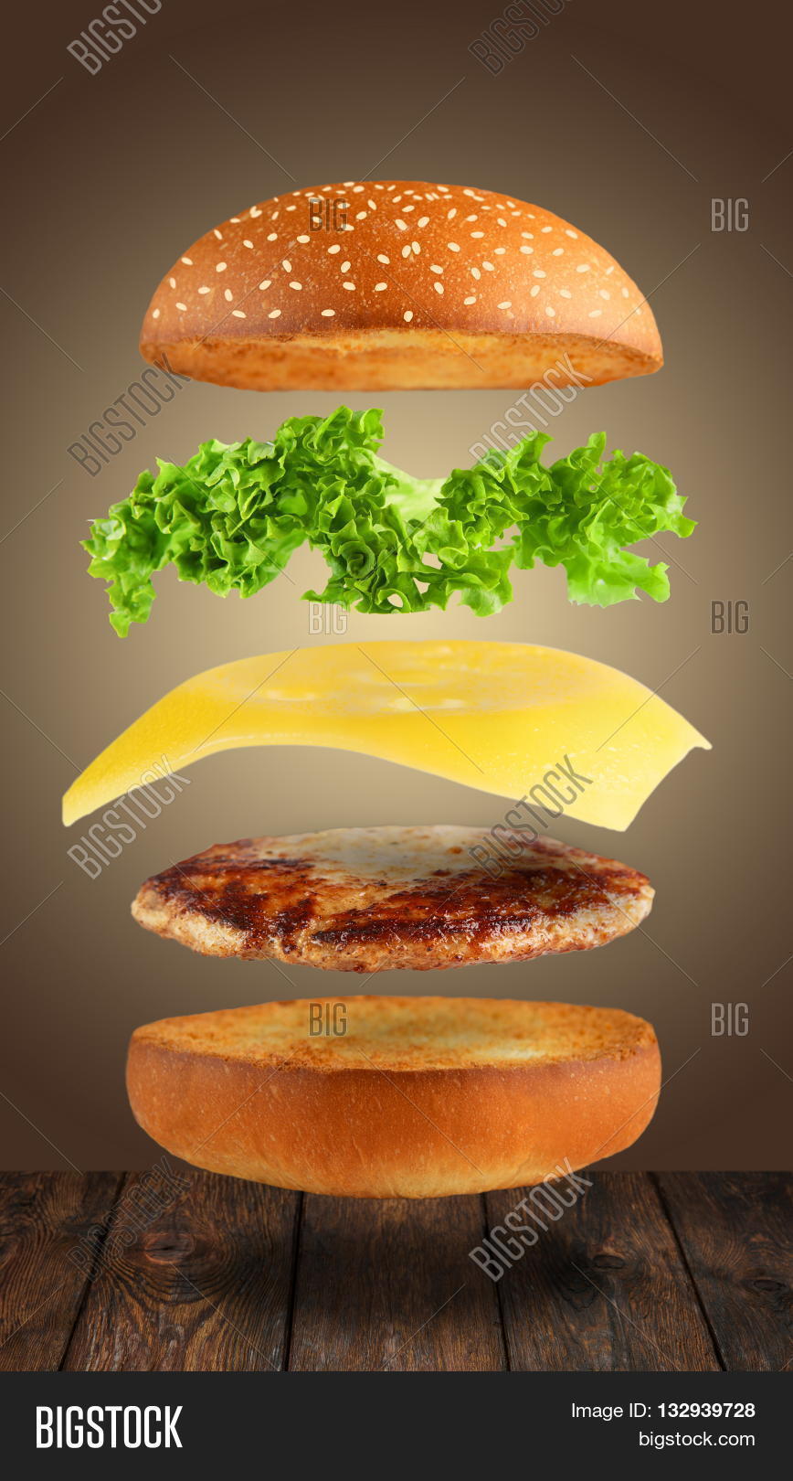 Burger Ingredients. Image & Photo (Free Trial) Bigstock