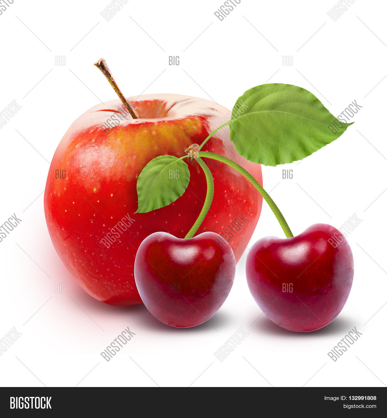 Red Apple Cherry Image & Photo (Free Trial) Bigstock
