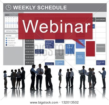 Webinar Website Online Internet Netwotking Concept