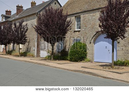 Le Bellay en Vexin France - august 1 2015 : the picturesque village in summer