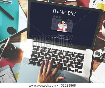 Think Big Investment Opportunity Business Concept