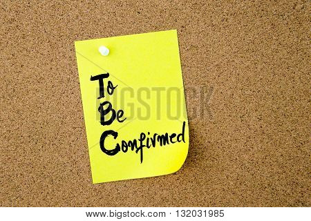 Business Acronym Tbc To Be Confirmed