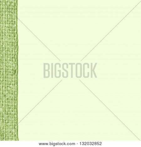 Textile weft, fabric industry, viridian canvas, gunny material blank background