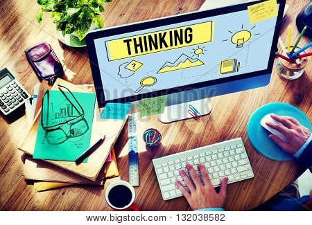 Brainstorming Thinking Think Analysis Ideas Concept