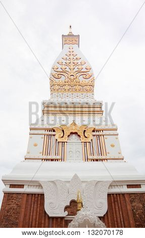 Phra That Phanom pagoda in Wat Phra That Phanom Nakhon Phanom Thailand, stock photo