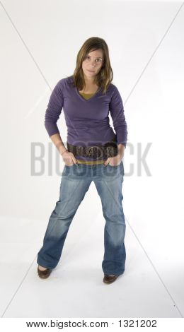 Jessica med hennes fickor