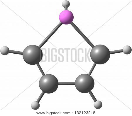 Arsole also called arsenole or arsacyclopentadiene is an organoarsenic compound with the formula C4H4AsH. 3d illustration