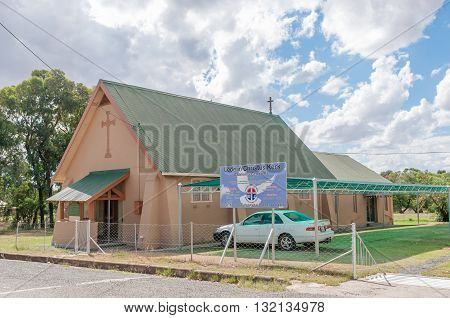 EDENBURG SOUTH AFRICA - MARCH 8 2016: The Members in Christ Church in Edenburg a small town in the Free State Province