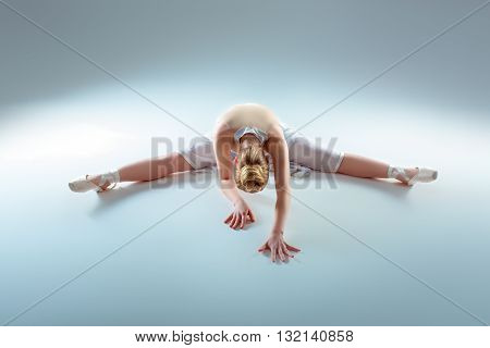 Young Beautiful Dancer Warming-up