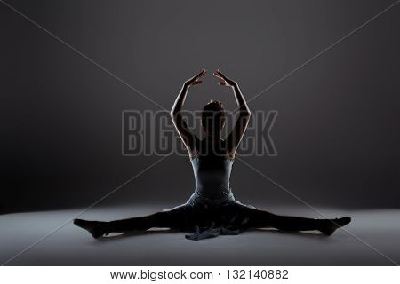 Young Beautiful Dancer Warming-up