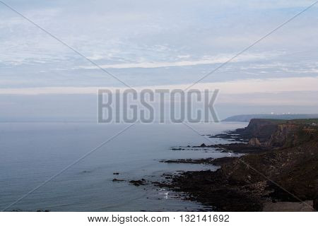 View From The Coastal Path Between Widemouth Bay And Bude