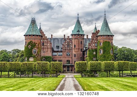 The historic Trolleholm castle situated near to the swedish town of Eslov.