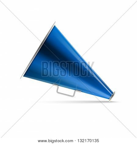 Icon megaphone, speaker on white background. Vector Illustration.