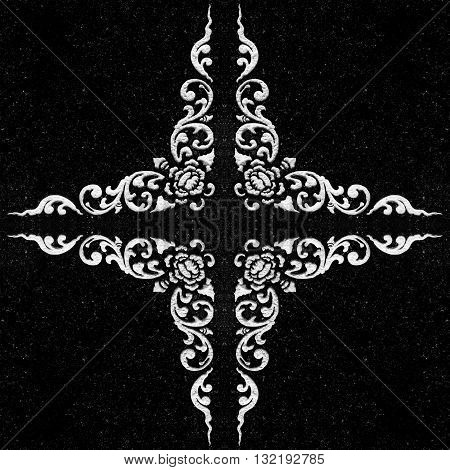 Black marbleThe pattern on the marble walls.