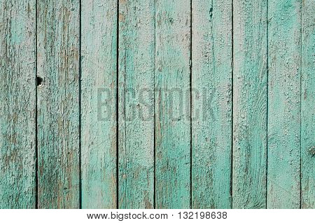 Old fence blue wood texture background plank