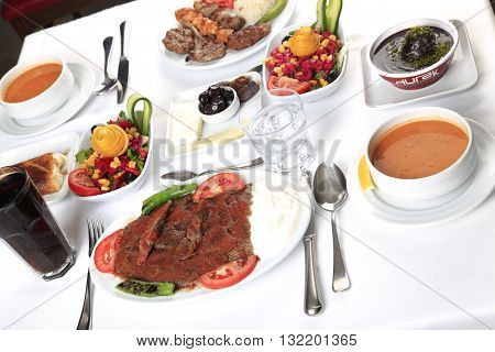 Delicius Food And Turkish Special Kebab with soup