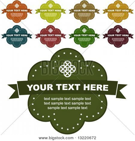 Design frames. Vector set.