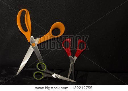 sewing alteration tool scissors at the ready