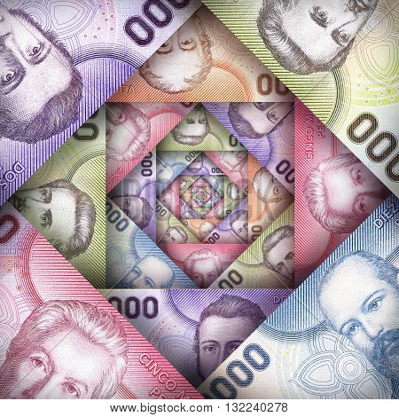 Chilean Peso Background