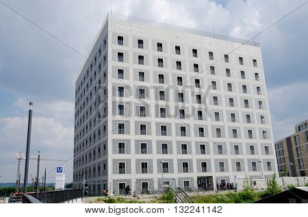 Stuttgart, Germany - May 21, 2015: The Stuttgart Public Library, Opened In October 2011, And Placed