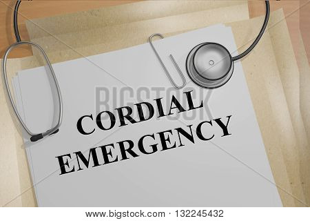 Cordial Emergency Medical Concept