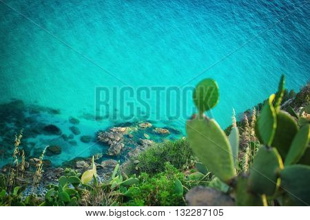 Coast near the town of Tropea region Calabria - Italy