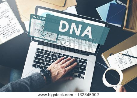 DNA Research Laptop Screen Concept