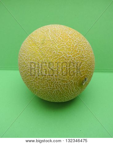 Melon Galia (Cucumis melo var. reticulatus) fruit vegan food