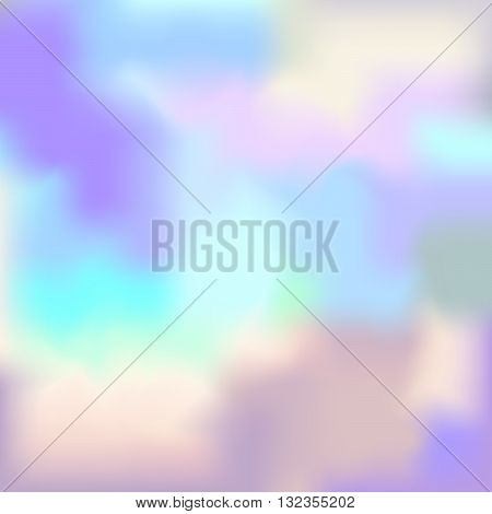 Pastel Colored Vector Hologram. Modent Style Trends 80 Background. Abstract Pearl Texture.