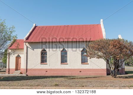 An old church in Springfontein in the Free State Province of South Africa