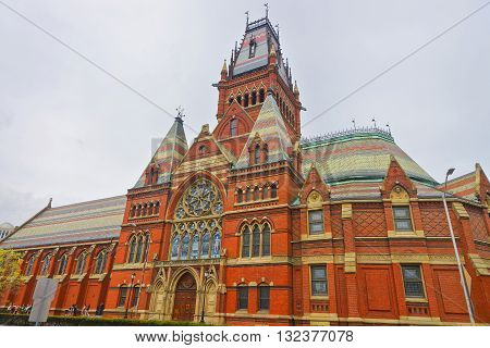 Transept Of Memorial Hall In Harvard University In Cambridge