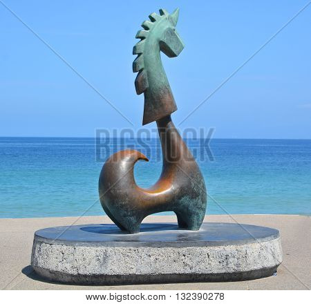 PUERTO VALLARTA MEXICO MAY 07 2016:  The Good Fortune Unicorn 