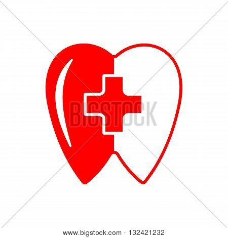 Logo design dental icon tooth medical clinic concept illustration