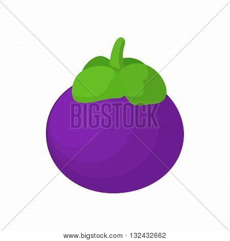 Masngosteen icon in cartoon style on a white background