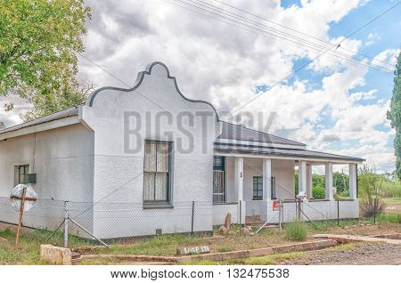 EDENBURG SOUTH AFRICA - MARCH 8 2016: A typical house in Edenburg a small town in the Free State Province
