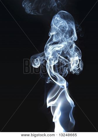 Abstract smoke art