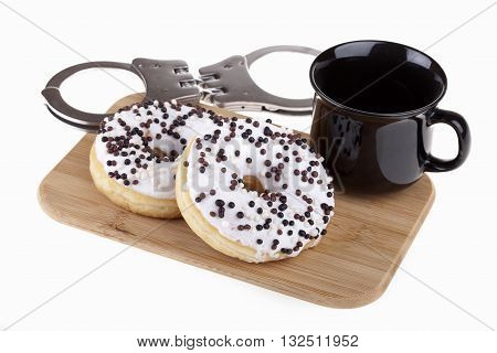 Delicious Donuts With Coffee