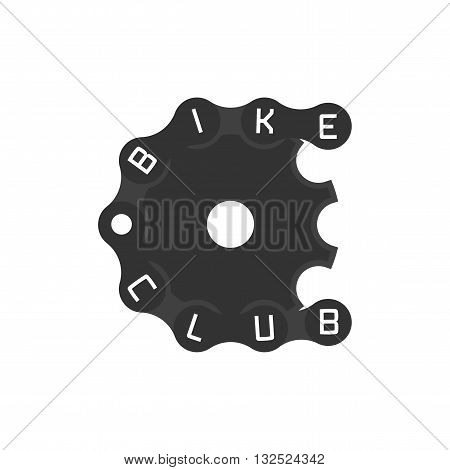 Bicycle club vector template logo design element. Biking concept