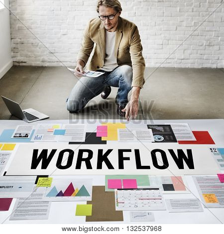 Work flow Efficient Business Process Procedure Concept