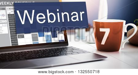 Webinar Website Online Internet Netwotking Concept