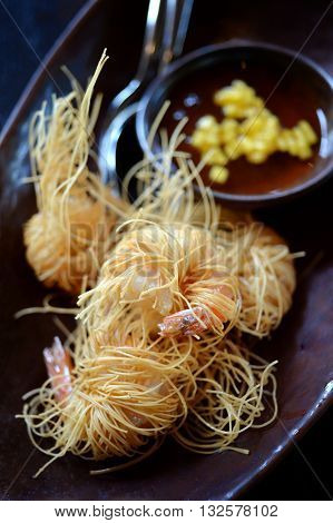 Deep Fry Shrimp