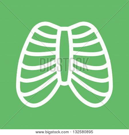 System, ribcage, shape icon vector image. Can also be used for human anatomy. Suitable for mobile apps, web apps and print media.