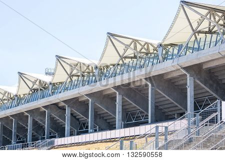 White Roof Over Sport Stadium