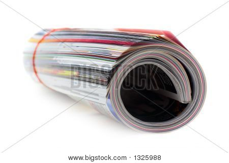 Magazine Roll (isolé On White)